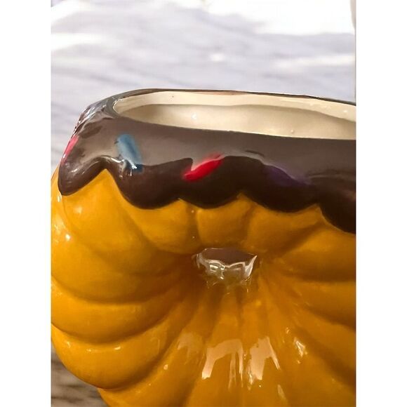 Bigmouth Inc Chocolate Frosted Doughnut Shaped Ceramic Mug with Sprinkles Design - Picture 6 of 7